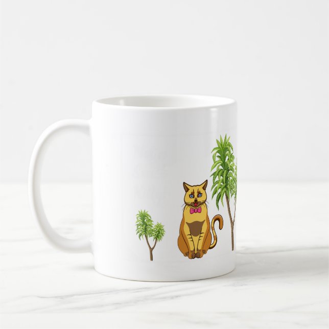 Mug Avertissement sur la toxicité du Dracaena pour les (Gauche)