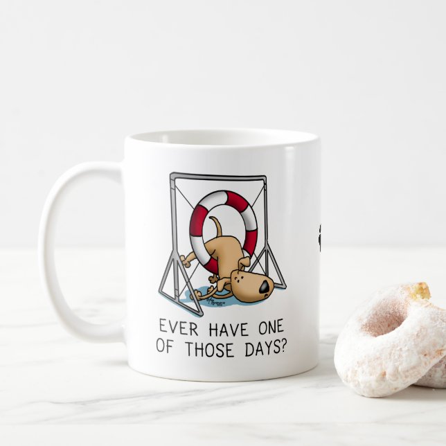 Mug Avez-vous déjà un de ces jours ? Accident d'agilit (Avec donut)
