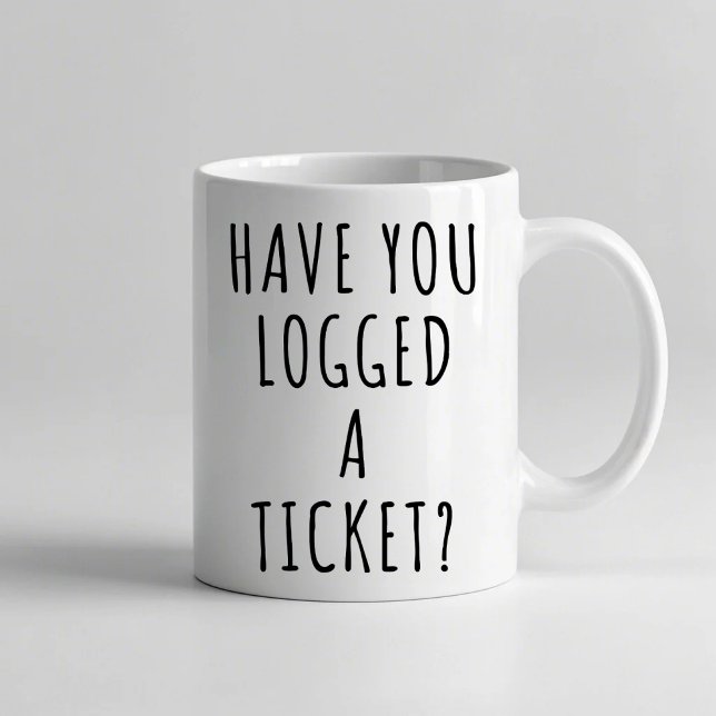 Mug Avez-vous enregistré un billet ? Drôle (Créateur téléchargé)