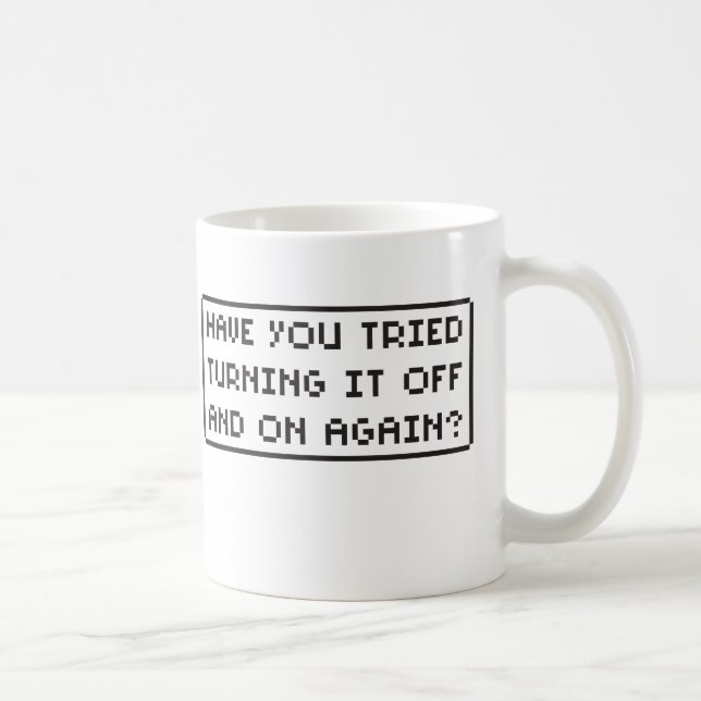 Mug Avez-vous essayé de le tourner par intervalles (Droite)