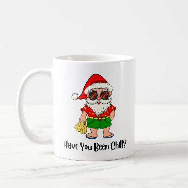 Mug Avez-Vous Été Chaleureux ? Père Noël de Noël sur B (Gauche)