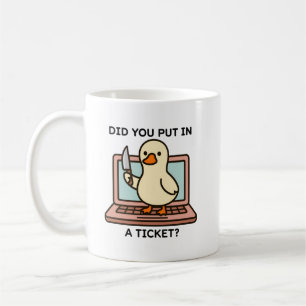 Mug Avez-vous mis un ticket drôle de l'humour de souti