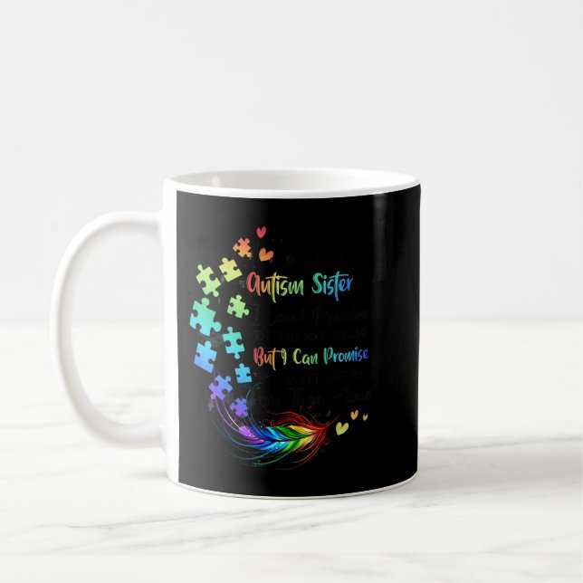Mug Avez-vous une fille autiste ou un fils ? Soeur (Gauche)