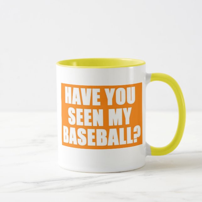 Mug Avez-vous vu mon base-ball ? (Droite)