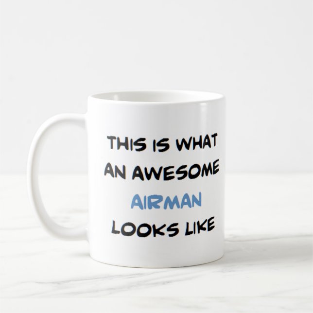 Mug aviateur, génial (Gauche)
