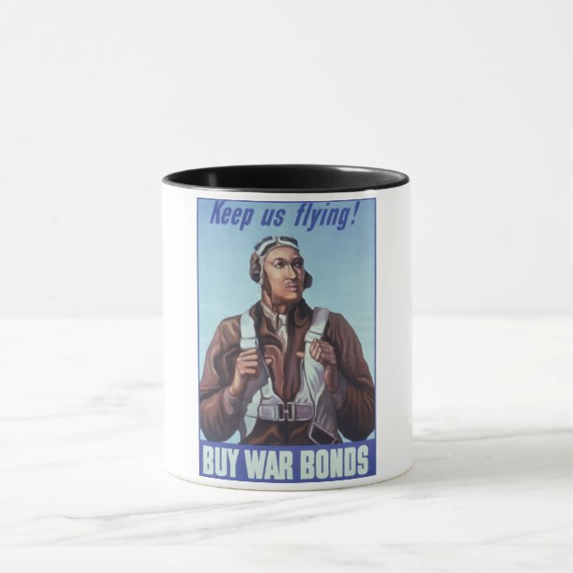 Mug Aviateurs noirs : Service militaire de combat de 2 (Centre)