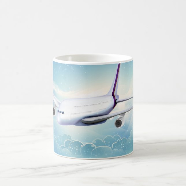 Mug Avion à réaction à double pont (Centre)