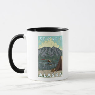 Mug Avion de Bush et pêche - Seward, Alaska
