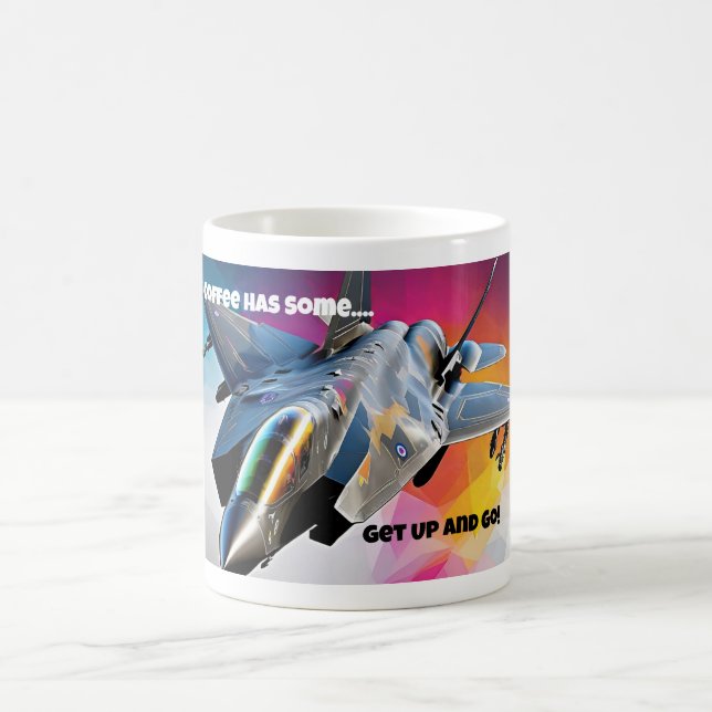 Mug Avion de chasse F-35 (Centre)