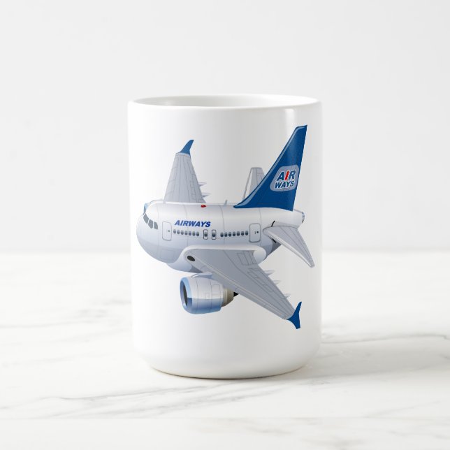Mug Avion de dessin (Centre)