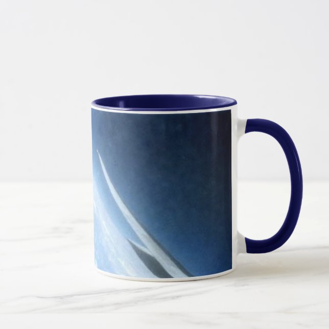 Mug Avion en vol : Envergure d'aile (Droite)