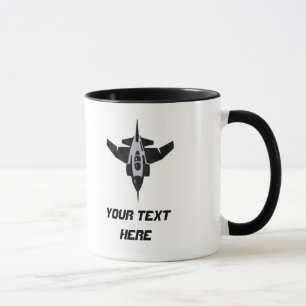 Mug Avion militaire à réaction F4 Phantom Airforce Fig
