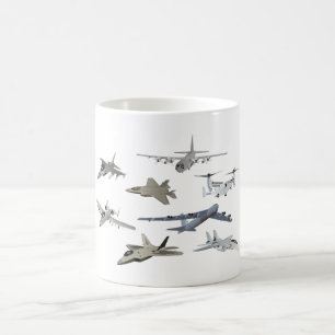 Mug Avion militaire américain