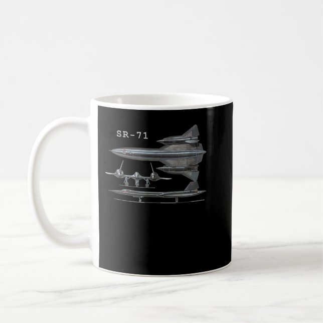 Mug Avion militaire SR-71 (Gauche)