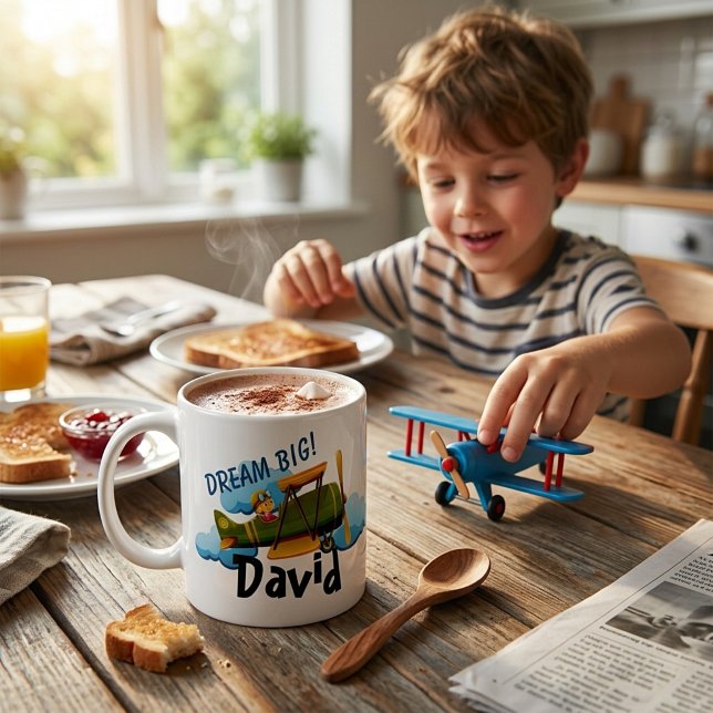 Mug Avion personnalisé (Créateur téléchargé)