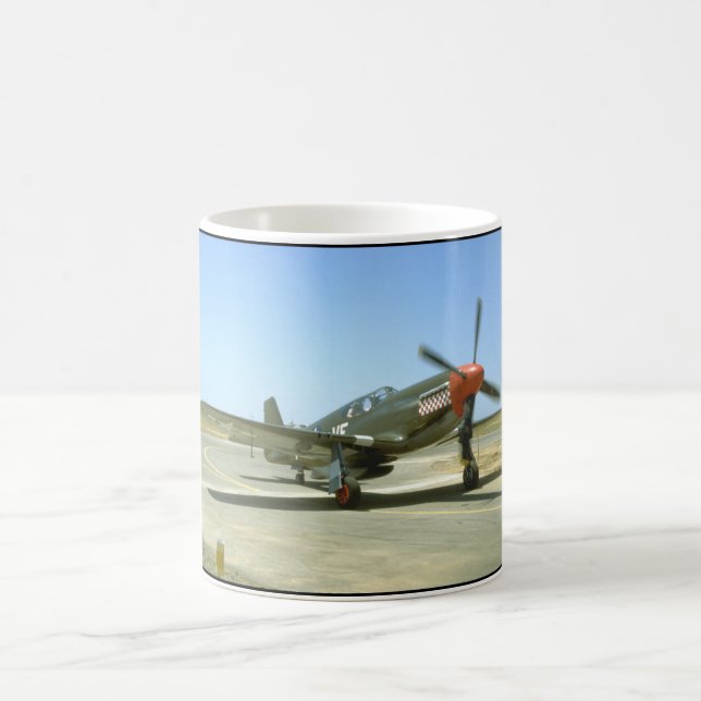 Mug Avions verts de Taxiing_WWII du mustang P51 (Centre)