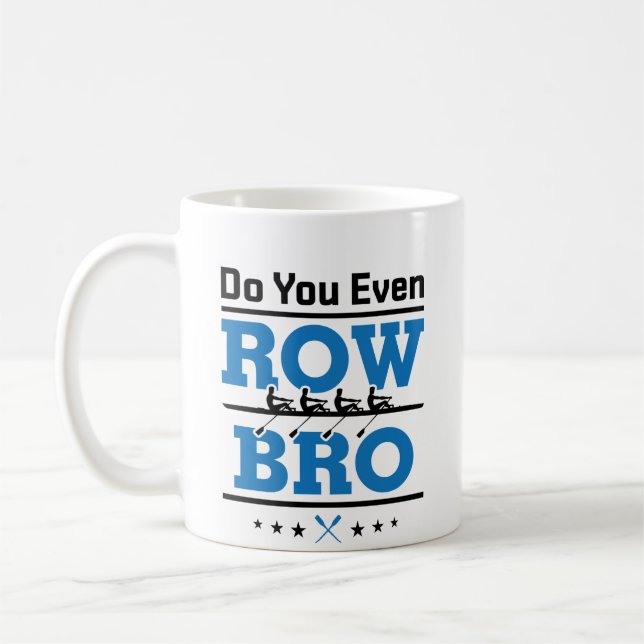 Mug Aviron Crew Rower Faites-Vous Même Ranger Bro (Gauche)