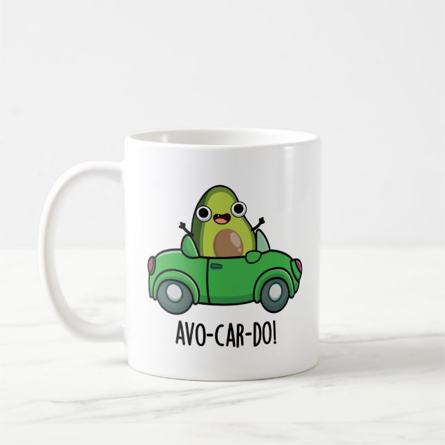 Mug Avo-car-do Blagues drôles de l'avocat  (Gauche)