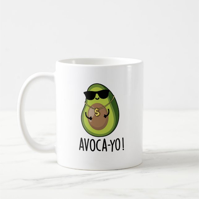Mug Avoca-yo Funny Cool Avocado Pun (Gauche)
