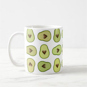 Mug Avocado Fruit Coeur Sain Personnalisé