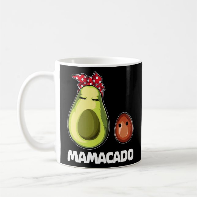Mug Avocado Mamacado Femme Faire-part de grossesse (Gauche)