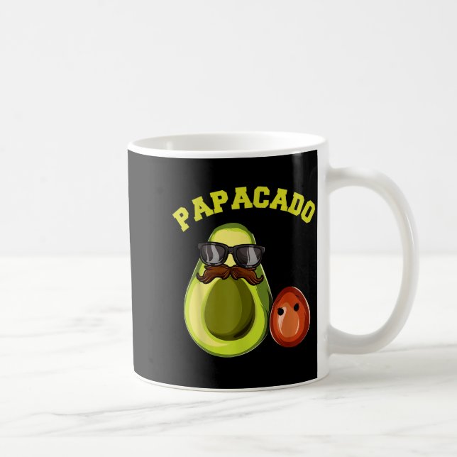 Mug Avocado Shirt For Men, Papacado Pregnancy Announce (Droite)