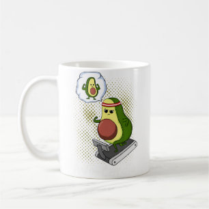 Mug Avocardio Carte Drôle d'Avocat Cardio Course à pie