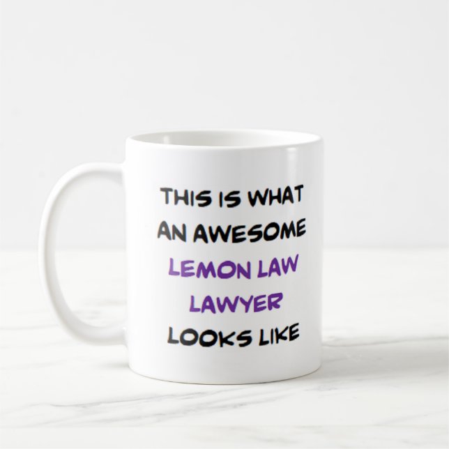 Mug avocat citron, génial (Gauche)
