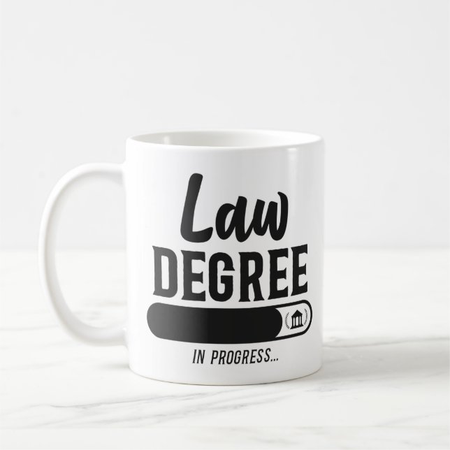 Mug Avocat Droit étudiant Diplôme En Provenance (Gauche)