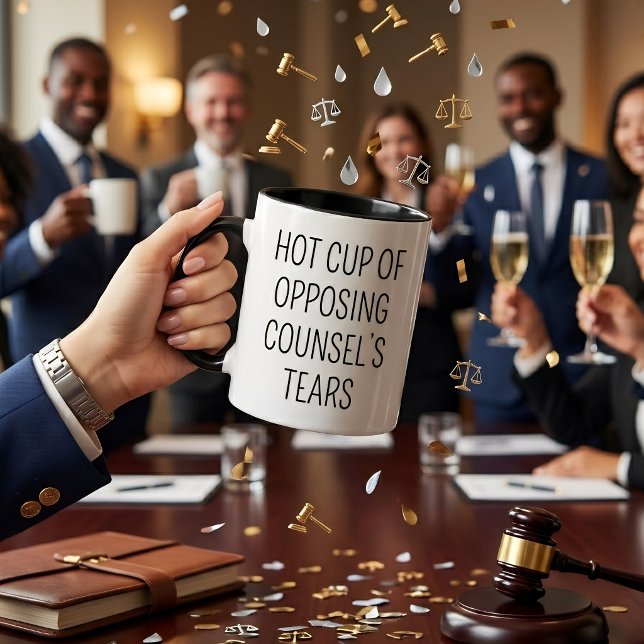Mug Avocat drôle Larmes de l'avocat adverse Droit (Créateur téléchargé)
