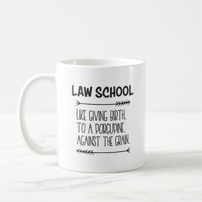 Mug Avocat étudiant en droit à la faculté de droit Fun (Gauche)