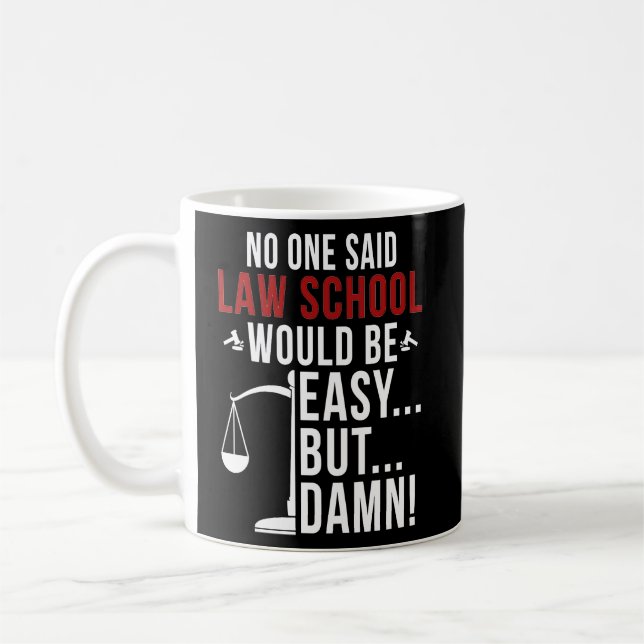 Mug Avocat étudiant en droit de l'école de droit en co (Gauche)