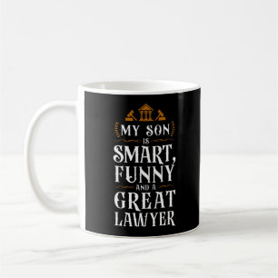 Mug Avocat Étudiant En Droit Mon Fils Est Intelligent,