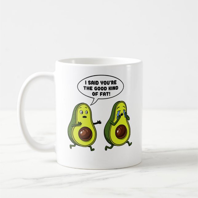 Mug Avocat le bon genre de grosse plaisanterie (Gauche)
