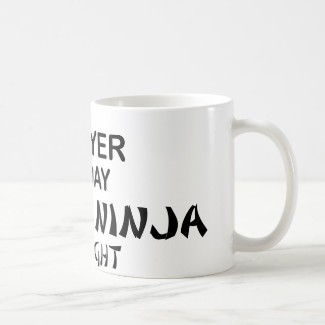 Mug Avocat Ninja mortel par nuit (Droite)