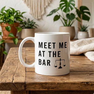 Mug Avocat Rencontre-moi au Bar Cadeau pour la remis