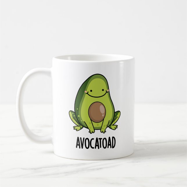 Mug Avocatoad Drôle Avocado Toad Pun (Gauche)