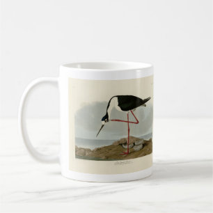 Mug Avocet à pattes longues des oiseaux d'Amérique d'A