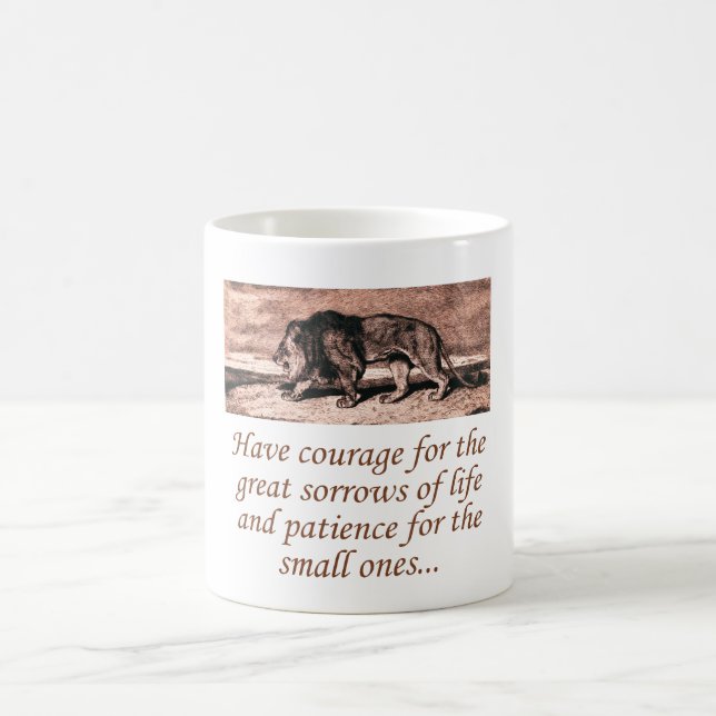 Mug Avoir Du Courage Pour Les Grandes Douleurs (Centre)