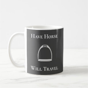 Mug "Avoir le cheval va voyager" Français Stirrup Iron