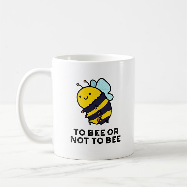 Mug Avoir Ou Ne Pas Être Un Jeu D'Insectes Drôle (Gauche)