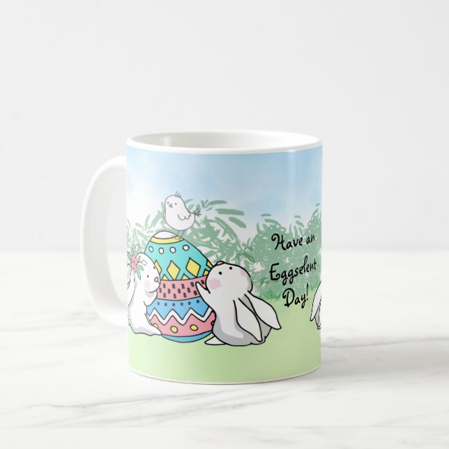 Mug Avoir un bon jour lapin (Devant gauche)