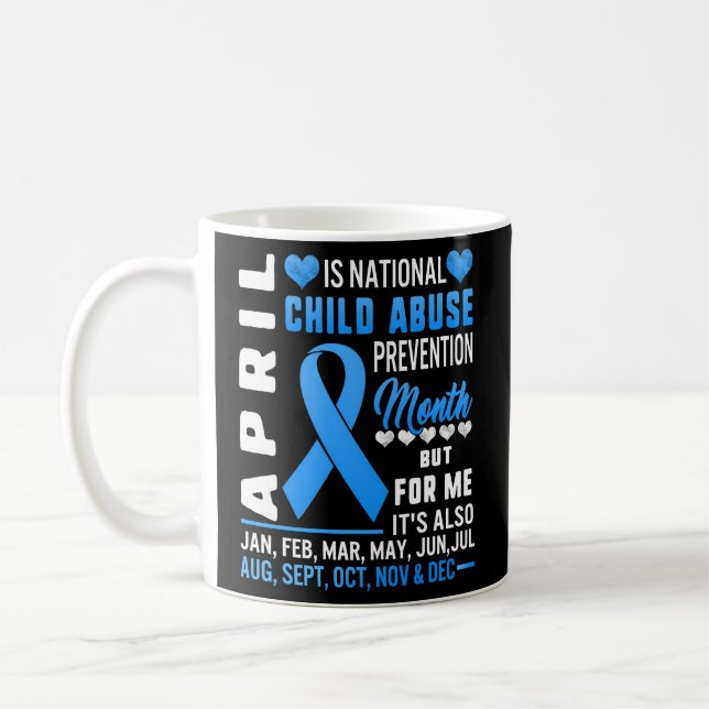 Mug Avril Est Le Mois National De Prévention De La Mal (Gauche)