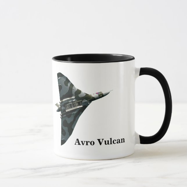 Mug Avro Vulcan Bomber avec votre monogramme (Droite)