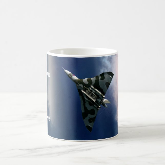Mug Avro Vulcan delta aile classique avion, votre nom (Centre)