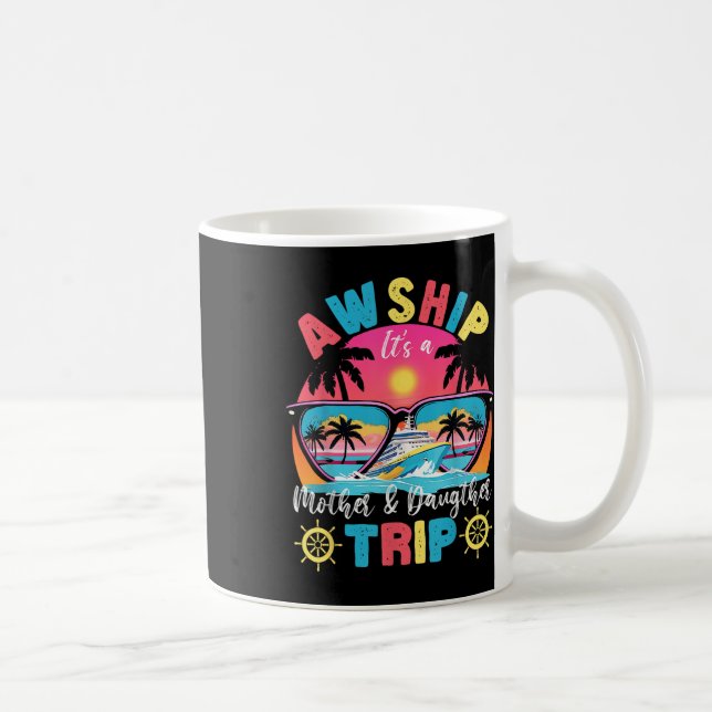 Mug Aw Expédier Sa Mère &amp; Voyage Fille Rétro Summe (Droite)