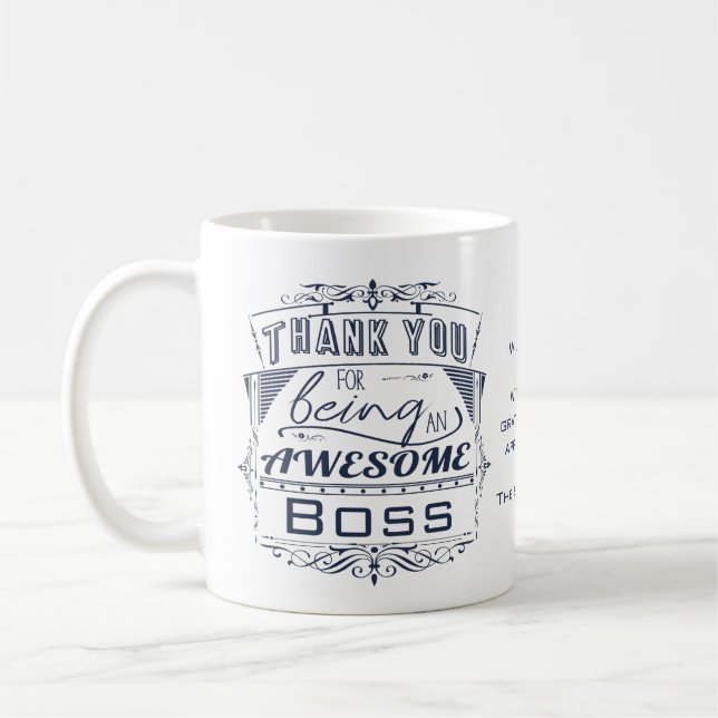 Mug Awesome Appréciation Boss (Gauche)