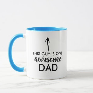 Mug Awesome Dad World Meilleur Fête des pères Cadeau