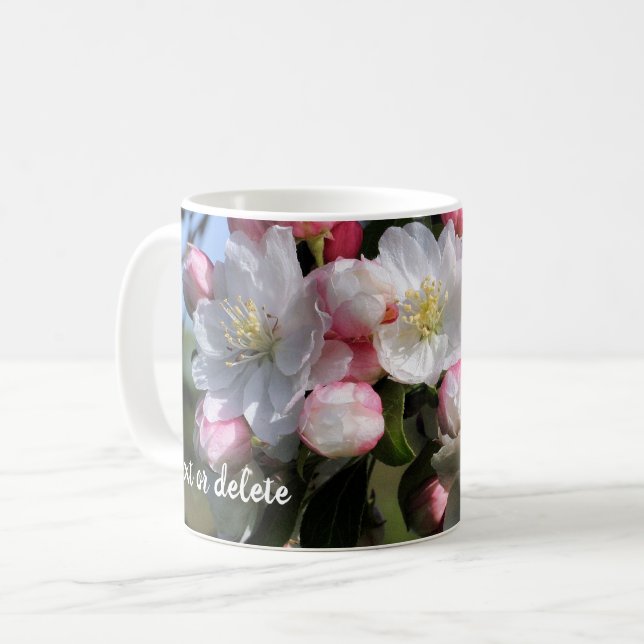 Mug Awesome Flower Blossoms Personalized (Devant gauche)