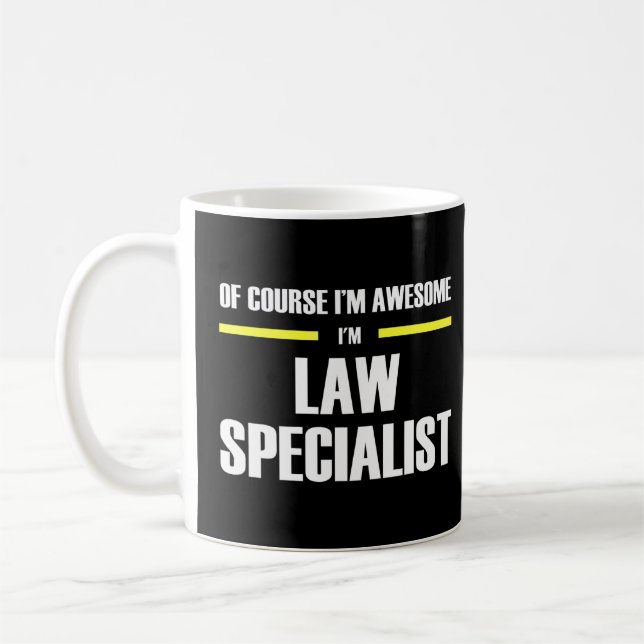 Mug Awesome Spécialiste en droit (Gauche)